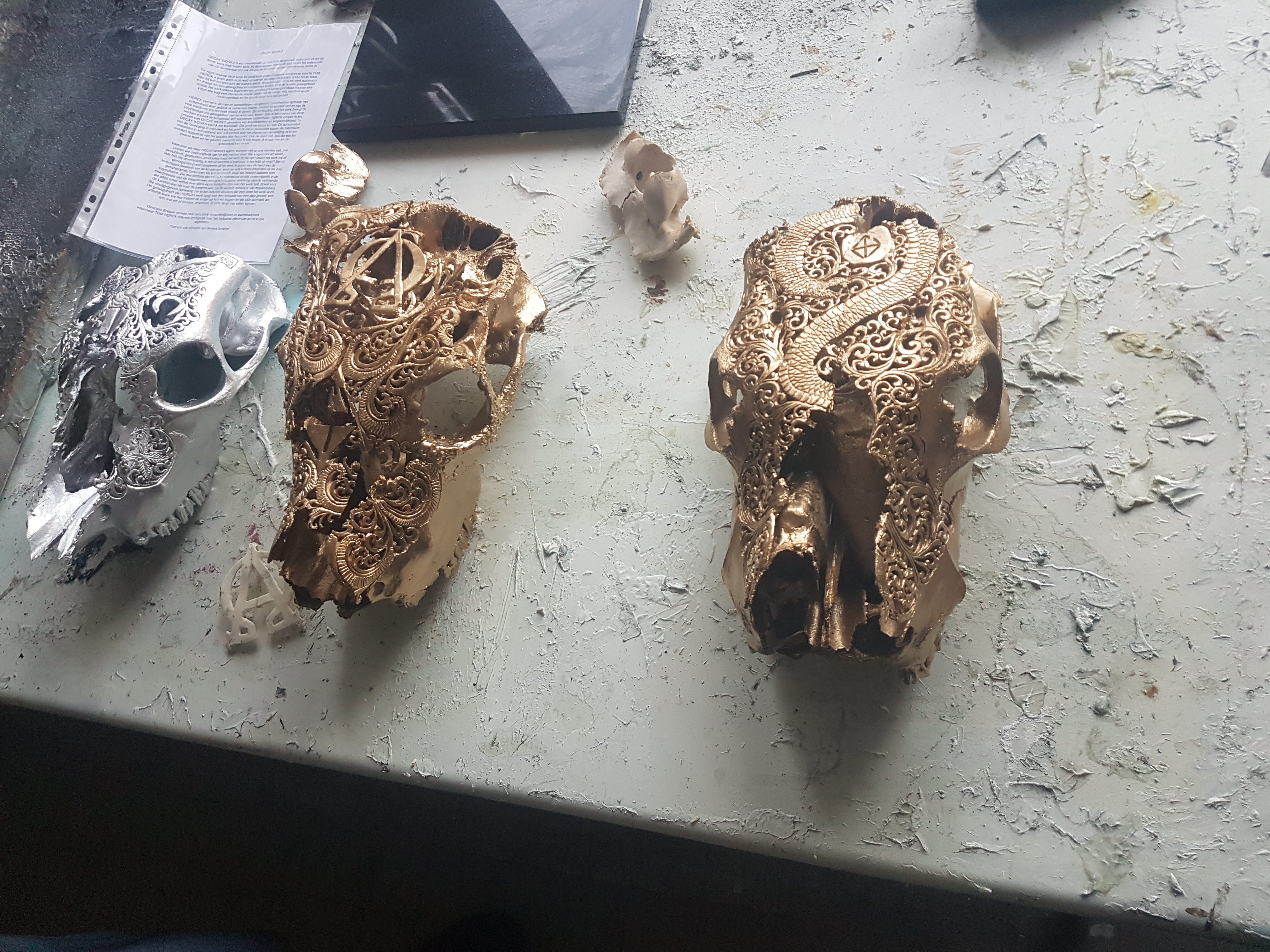 foto bezoek skulls
