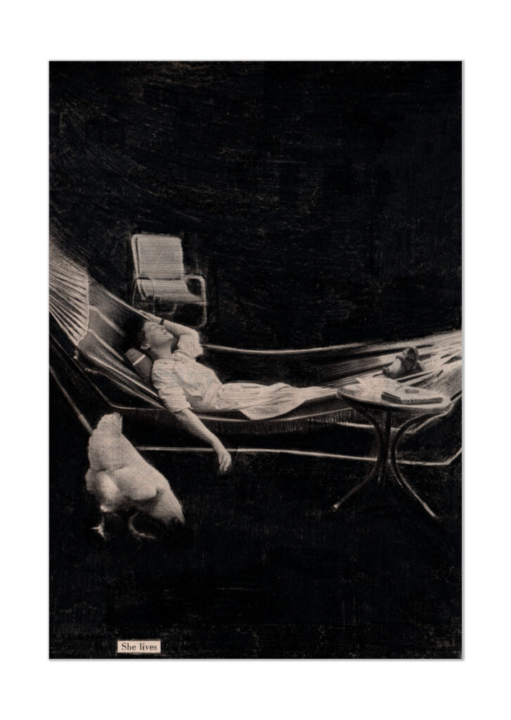 BP IV - She lives -2025 - 14 x 20 cm